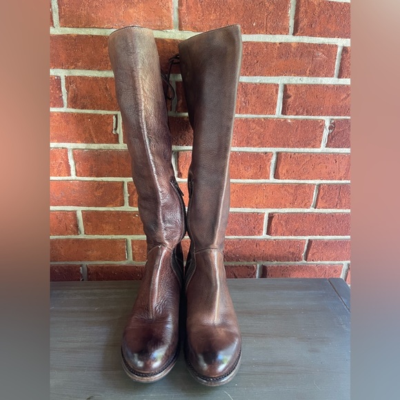 Bed Stu Manchester II Tall Lace Up Riding Leather Boot - Picture 2 of 9